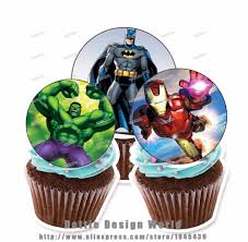 See more ideas about superhero cake, kids cake, cake. 32 Marvel Avengers Superhero Stand Up Edible Rice Wafer Paper Cupcake Toppers Home Furniture Diy Cake Toppers Redhot Cl