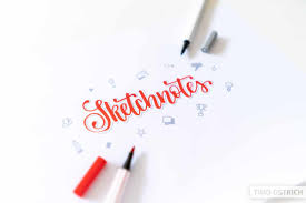 Lettering, handlettering und brush lettering. Handlettering Die Kunst Der Schonschrift