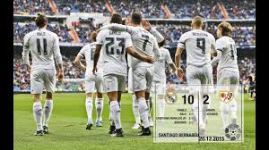 Preview and stats followed by live commentary, video highlights and match report. Real Madrid 10 2 Rayo Vallecano La Liga 2015 16 Matchday 16 Youtube