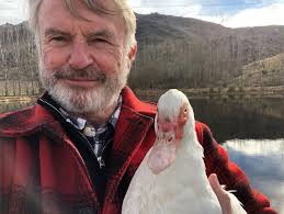 Yesterday. A man and his pet duck. Or possibly