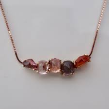 New Natural Gemstones Garnet Spinel Sapphire Necklace Etsy Sapphire Necklace Natural Gemstones Gemstones