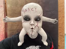 Scary Baby Mask Latex Creepy Doll Legs Arms Halloween Costume Horror  Accessory