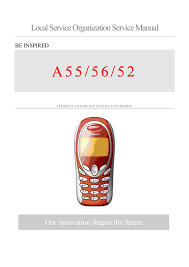 Each siemens a55 mobile phone has an unique unlock code. Siemens C55 2128 Service Manual Manualzz