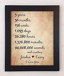 Simply upcycle things like old jars and fill with treats. 3 Years Anniversary Gift Ideas