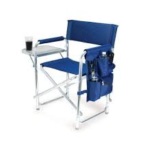 Picnic Time Portable Folding Sports Chair Navy You Can Get Additional Details At The Image Link Sport Chair Folding Chair Best Beach Chair