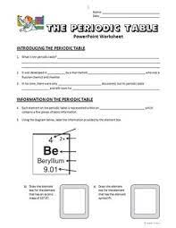 The entire worksheet key is available on many places online for download. Periodic Table Powerpoint Worksheet Editable By Tangstar Science