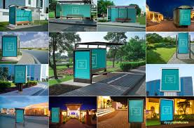 Outdoor advertisement bus stop mockup to present your outdoor ad design. Spectacular Bus Stop Mockups And Roadside Poster Mockups Zippypixels