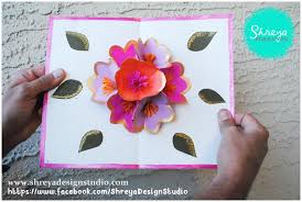 Next, use the ruler to draw a straight line across the center of the cardstock, which will allow you to divide it in half. Valentine Card Design Happy Birthday Pop Up Card Step By Step