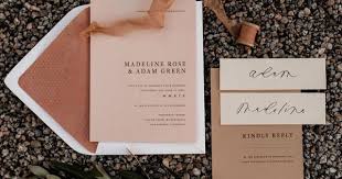 Blush Tan Modern Invitation Suite By Seek Paper Co Wedding Invitations Boho Wedding Invitations Wedding Invitations Diy