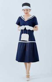 1920s Style Dresses 20s Dresses Sailor Dress Clothes For Women Fashion