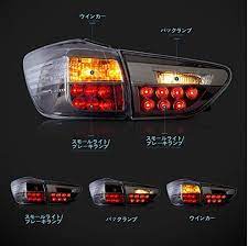 useka トヨタ ウィッシュ ２０系 用 テールライト テールランプ 左右セット新品 led for toyota wish 2009 2015 led tail lights lamps vland carlamp taillights toyota トヨタ トヨタ ウィッシュ トヨタ テールランプ