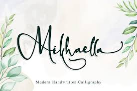 The most common clean modern font material is cotton. Mikhaella 557092 Handwritten Font Bundles