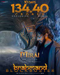 Teja Sajja's Mirai Collects Over 134 Crores in 10 Days, A Stellar Box  Office Performance