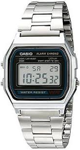 Casio Men S A158w 1 Stainless Steel Digital Watch