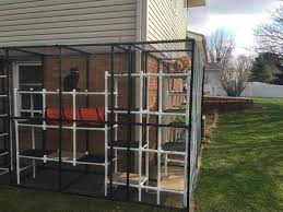 Offering a very individual and comfortable environment for your felines. Outdoor Pvc Catio For Cat Play Protection Formufit