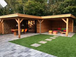 Veranda Farbig Gartenhaus Veranda Holzhaus Garten Gartenhaus Mit Terrasse Flachdach Gartenhaus