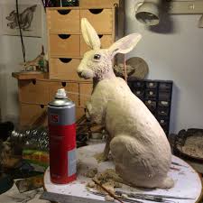 The Sculpting Of Harriet Hare This Is Harriet My Latest Work In Progress She S Just About Life Size And I M Sculpting Her In Modelling Wa Keramika Remeslennik