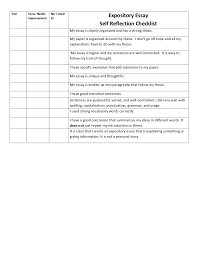 Professional reflection paper requires a method for the analysis of professional behavior that is focusing on the thesis sentence: Expository Essay Self Reflection