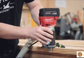 The Best Trim Router I Ve Used Milwaukee M18 Fuel 2723 20 Compact Router In 2020 Trim Router Router Woodworking Diy Router Table