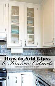 Remove the cove molding or soft caulking with a putty knife or pry bar. How To Add Glass To Cabinet Doors Confessions Of A Serial Do It Yourselfer