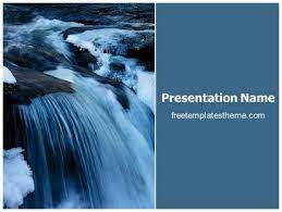 Download Free Waterfall Powerpoint Template For Your Powerpoint Presentation This Free Waterfall Ppt Templ Powerpoint Waterfall Powerpoint Templates