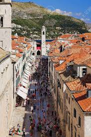 Dubrovnik  , früher als republik ragusa bekannt (, später ragusium; Hauptstrasse Von Dubrovnik Altstadt Kroatien Lizenzfreie Fotos Bilder Und Stock Fotografie Image 24663381