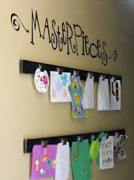 25 Cute Diy Wall Art Ideas For Kids Room Diy Kids Art Display Art Display Kids Kids Artwork