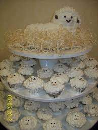 Pin By Grizzer Rocha Salinas On Creative Cakes Sheep Baby Shower Baby Shower Cakes Baby Shower