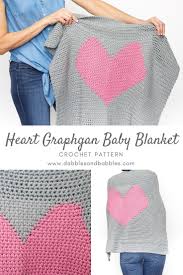 Wrap them warm and cosy in super soft baby blankets including pretty knitted designs in colours. Heart Graphgan Baby Blanket Crochet Pattern Dabbles Babbles