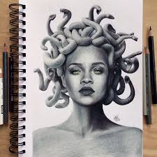 Medusa Drawing Tatuagem De Medusa Desenhos Para Tatuagem Tatuagem 4.5 x 6 inch pencil drawing preserved with fixative on 300 gsm watercolor paper. medusa drawing tatuagem de medusa