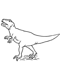 allosaurus theropod dinosaur coloring page free printable pages animal coloriage de cas trecker gratuit