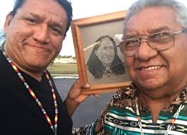 Grandfather Tony StoneHawk's drawing of Standing Bear.