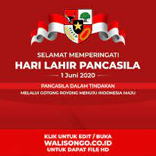 Berdasarkan sejarahnya, hari lahir pancasila menjadi peringatan momen lahirnya pancasila, yang berasal dari pidato soekarno mengenai rumusan dasar negara dalam sidang bupki 1 juni 1945. Background Hari Lahir Pancasila Kartu Ucapan Terbaru Yang Keren