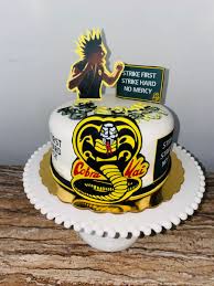 Cobra Kai Cake Pretty Birthday Cakes Deadpool Cake Fun Birthday Party