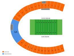 wallace wade stadium seating chart and tickets