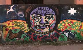 Camilo catrillanca participando de nguillatún. Lfvcycfvfvisim