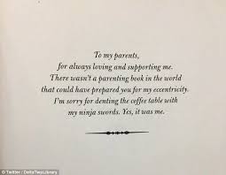 Are These The Best Book Dedications Ever Book Dedication Funny Book Dedications Writing Humor
