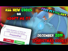 Codes for adopt me december. Roblox Adopt Me Codes December 2019 08 2021