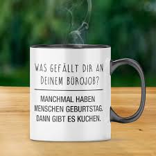 Dass man dafür aber auch bestimmte küchengeräte clever einsetzen kann, zeigen dir folgende 5 tricks. Tasse Burojob Lustig Spruch Kuchen Arbeit Job Buro Menschen Becher Geschenk Ebay