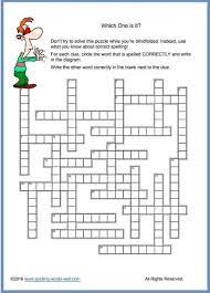 Crossword Puzzles You Ll Love To Solve Spelling Bee Words Easy Spelling Words Spelling Words List