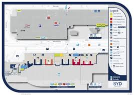 Sydney Airport Map Terminal2 Arrivals Airport Map Sydney Airport Map