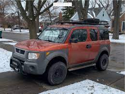 The honda element parts and the model itself are assembled in the us, in east liberty, ohio. 2004 Honda Element Wheel Offset Aggressive 1 Outside Fender Suspension Lift 3 897302 Custom Offsets