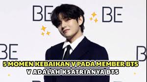 5 Momen Yang Membuktikan Kebaikan V Pada Member Bts Taehyung Adalah Ksatrianya Bts Good Boy Youtube