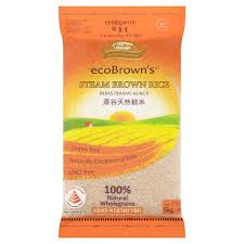 Us$ 15 pmt additional for fob mumbai. Ecobrown S Steam Brown Rice 5kg Tesco Groceries