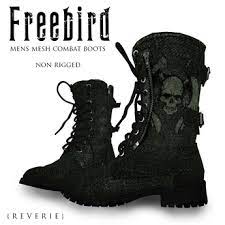 Second Life Marketplace Reverie Mesh Combat Boots Mens Freebird