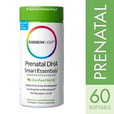 Buy Rainbow Light Prenatal Dha Smart Essentials Promotes Brain And Eye Development Without Fishy Aftertaste With Choline Orange Peel Omega 3s Dha And Epa Gluten Free 60 Softgels