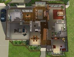 My current household has triplets and they need a new house. Mod The Sims 5 Bedroom Colonial Style House My 50th Upload 5 Bedroom House Plans Colonial Style Homes Bedroom Colonial Style