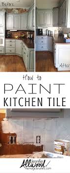 how to paint kitchen tile and grout