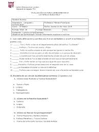 Prueba del libro el lugar mas bonito del mundo. Prueba La Familia Guacatela