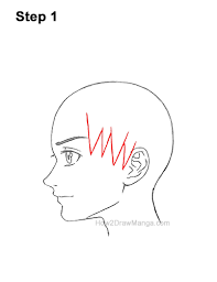 Side part hairstyles can be used to temporarily hide thinning at the crown or a receding hairline. How To Draw A Manga Boy With Spiky Hair Side View Step By Step Pictures How 2 Draw Manga